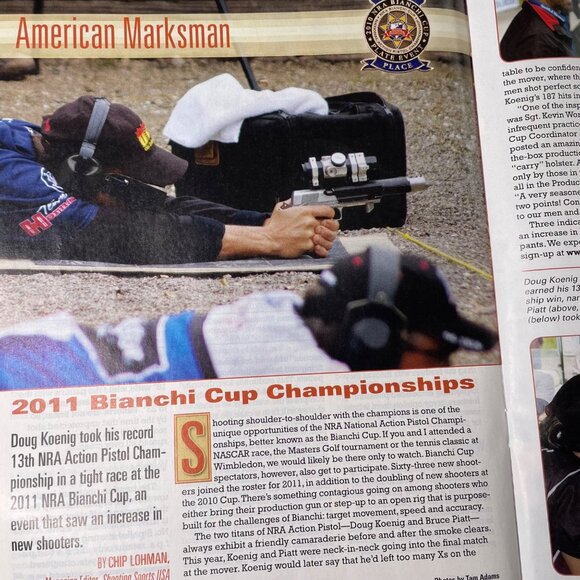 American Rifleman NRA Magazine November 2011 Vol 159 No 11 u National Rifle Ass - Picture 8 of 12